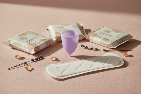 pads and menstrual cup